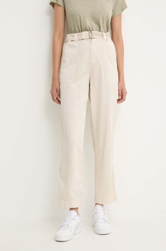Kalhoty Pepe Jeans AYLIN high béžová PL211763