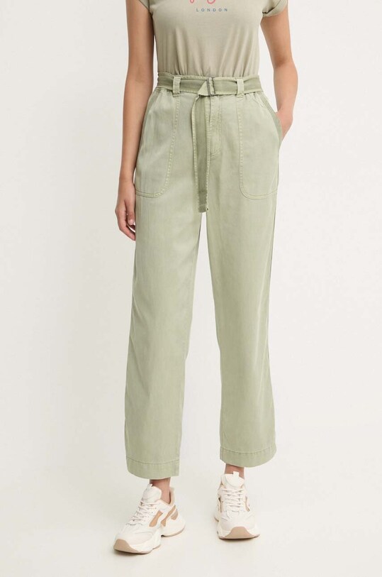Pepe Jeans pantaloni AYLIN drept verde PL211763