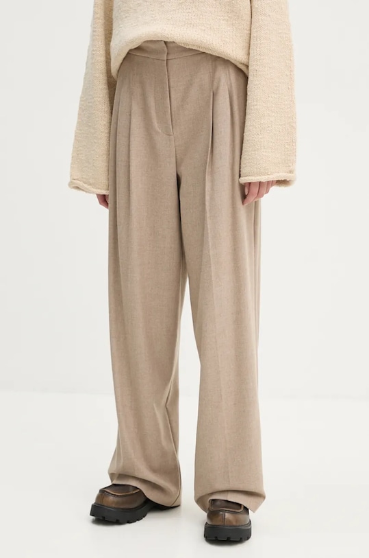 Kalhoty BA&SH high béžová 1H24BEDW