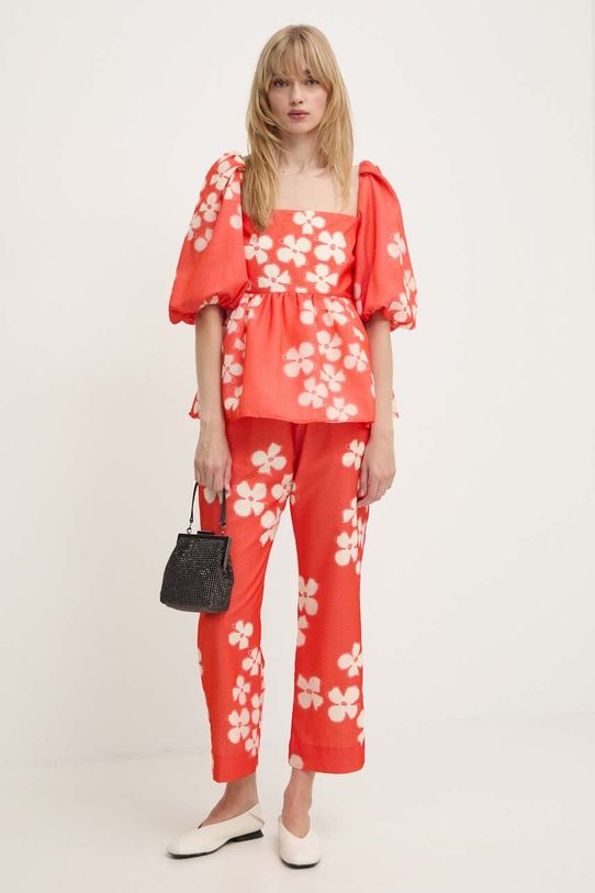 Stine Goya pantaloni SG5868 portocaliu AW24