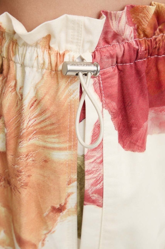 Stine Goya pantaloni de bumbac bej SG5882