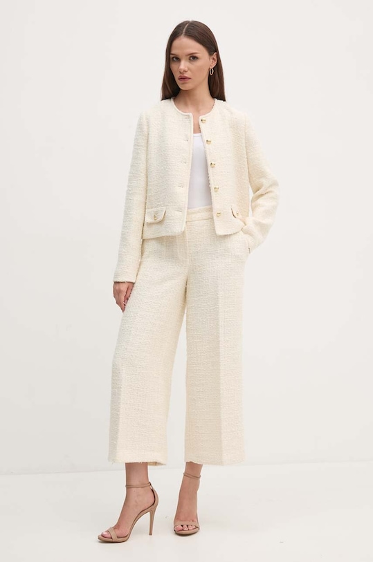 Joop! spodnie 30043063 beżowy AW24