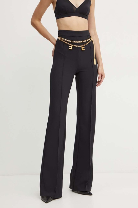Elisabetta Franchi pantaloni panza negru PAT3546E2