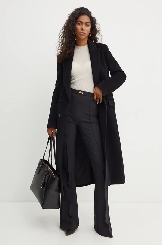 Штани Elisabetta Franchi PA02246E2 чорний AW24