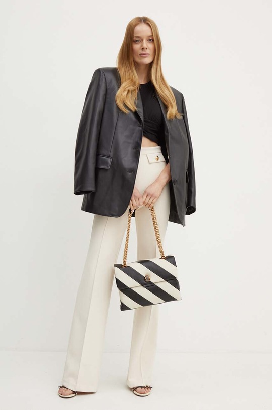 Kalhoty Elisabetta Franchi PA02546E2 béžová AW24