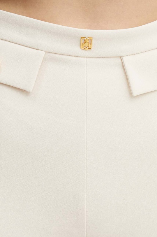 Kalhoty Elisabetta Franchi béžová PA02546E2