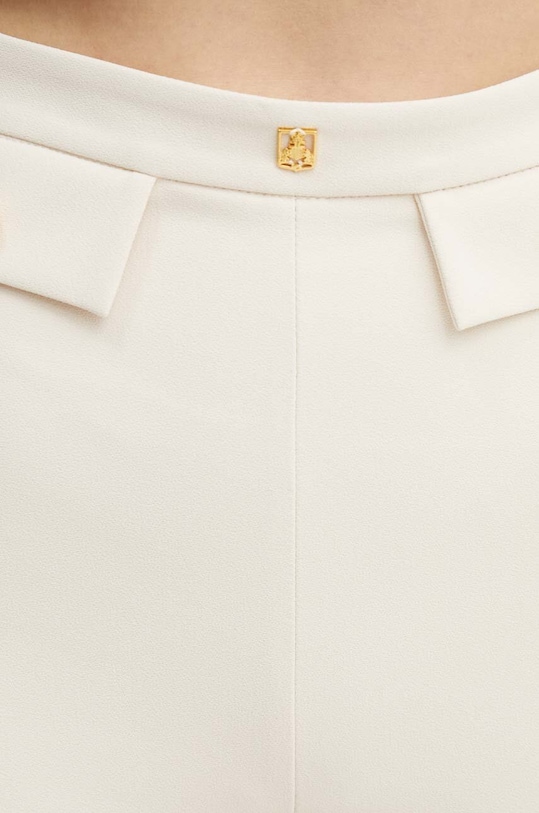 Kalhoty Elisabetta Franchi béžová PA02546E2