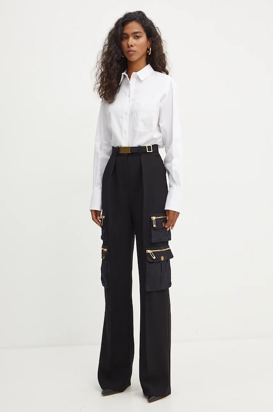 Elisabetta Franchi pantaloni PA04546E2 negru AW24