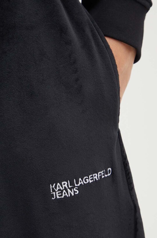Karl Lagerfeld Jeans pantaloni de trening negru 245J1001