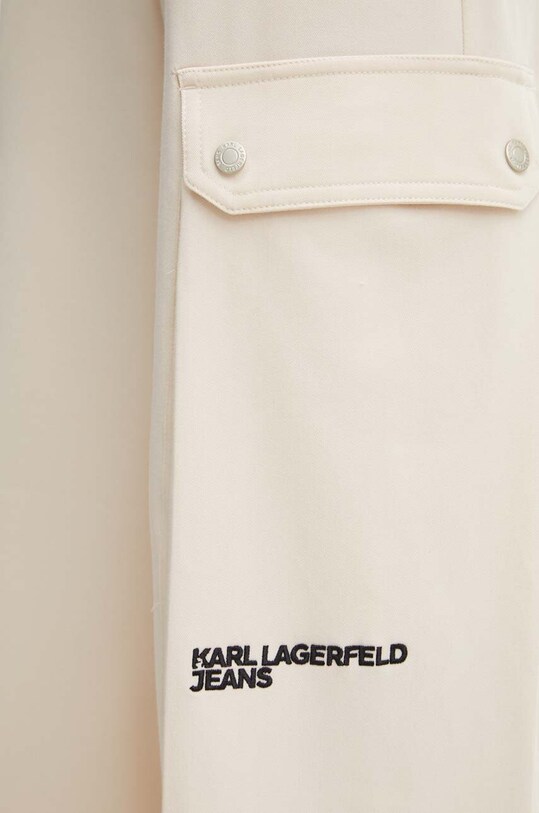 Штани Karl Lagerfeld Jeans бежевий 245J1002
