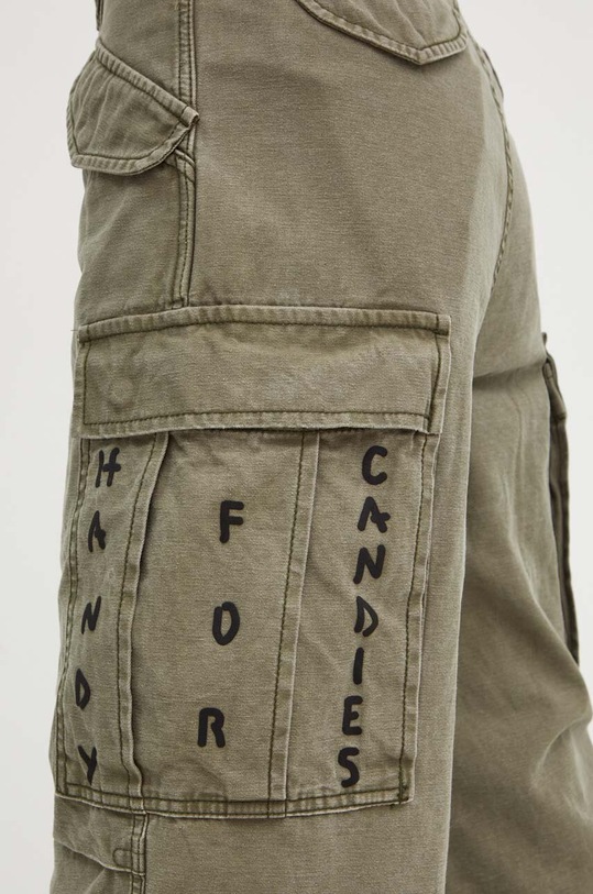 MAX&Co. pantaloni de bumbac x Pietro Terzini verde 2428136011200