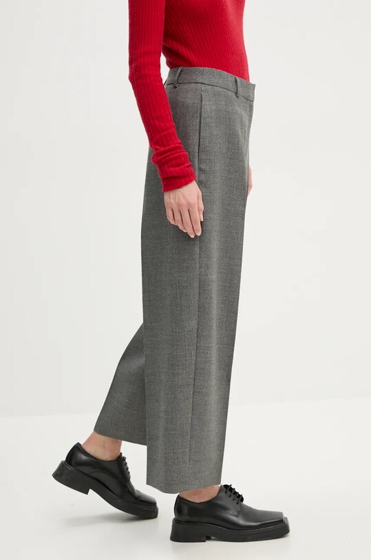 Herskind pantaloni de lana Olsen gri 5329140