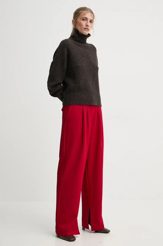 Herskind pantaloni Rupert 5317668 rosu AW24
