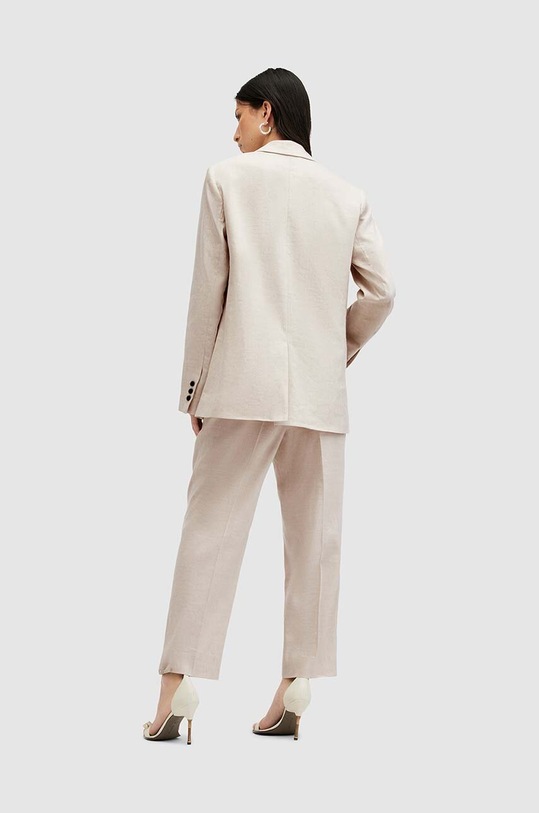 Дитячі лляні штани AllSaints WHITNEY TROUSER W017QA бежевий