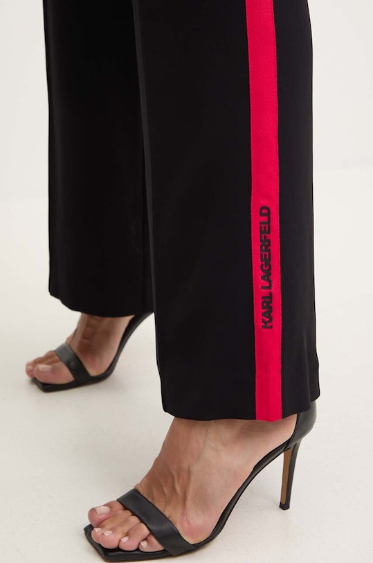 Karl Lagerfeld spodnie czarny 245W1008