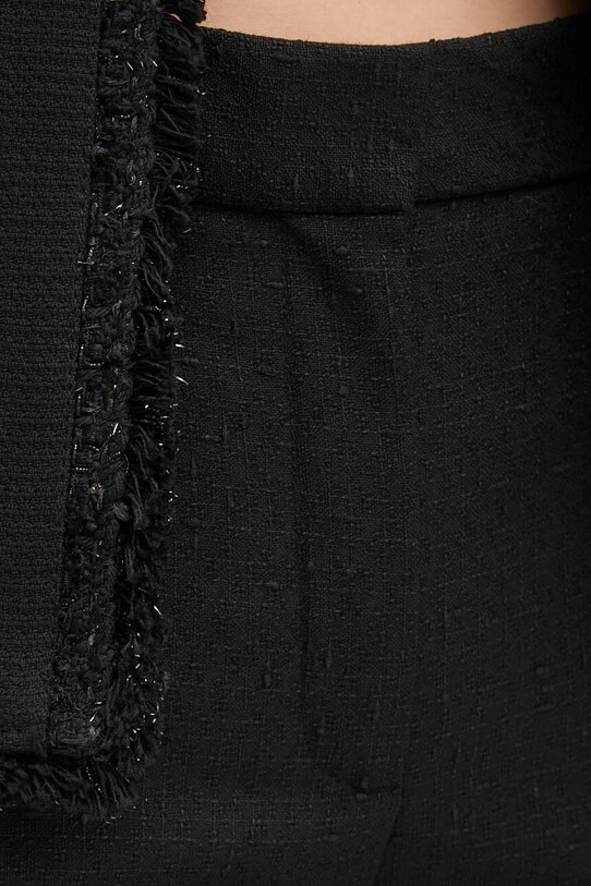 Îmbrăcăminte The Kooples pantaloni de lana FPAN29025K negru
