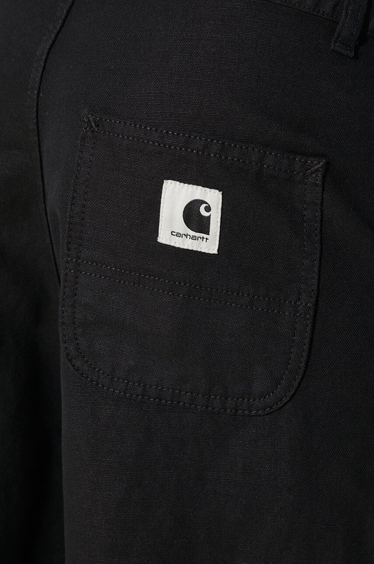 Kalhoty s příměsí lnu Carhartt WIP Ethel Double Knee Pant I033573.8902 černá
