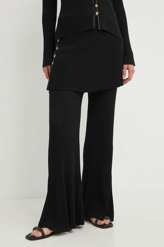By Malene Birger spodnie BOLONE dzianina czarny Q72089005