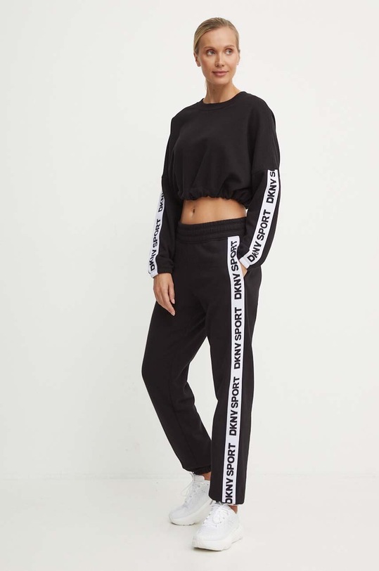 Dkny pantaloni de trening DP4P3462 negru AW24