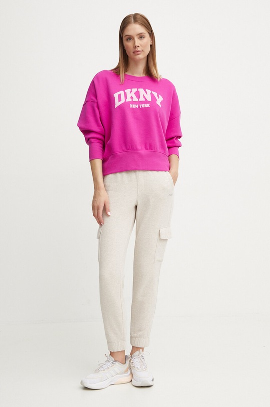 Tepláky Dkny DP4P3504 béžová AW24