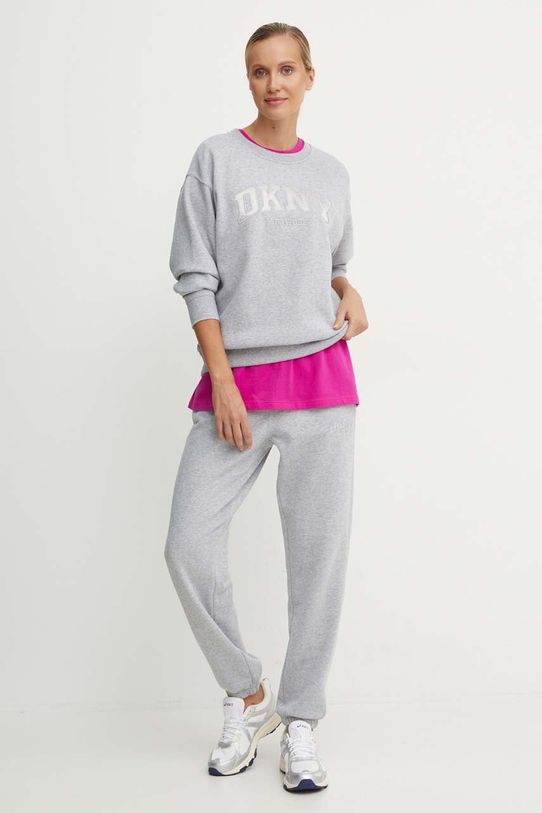 Donji dio trenirke Dkny DP4P3471 siva AW24