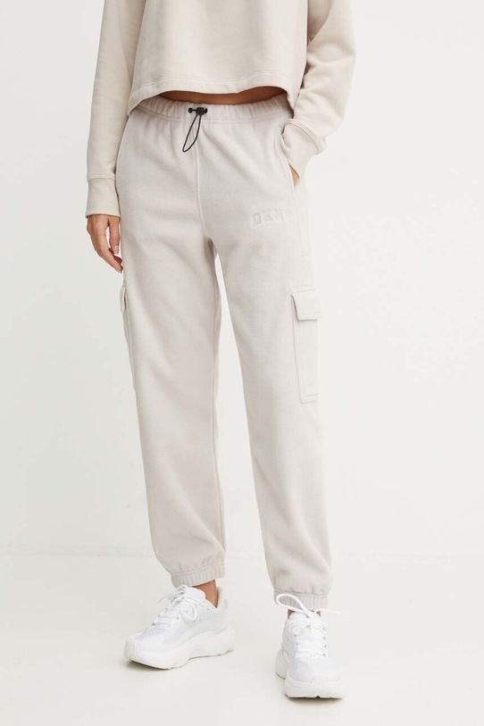 Tepláky Dkny pletenina béžová DP4P3475