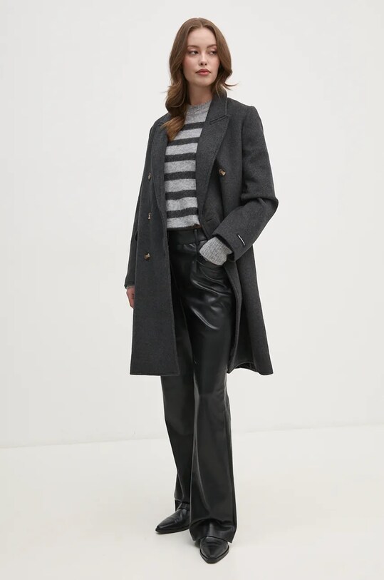 Dkny spodnie P4HKTXFL czarny AW24