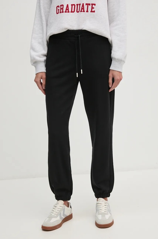 Спортивні штани United Colors of Benetton трикотаж чорний 31NB3F03Y