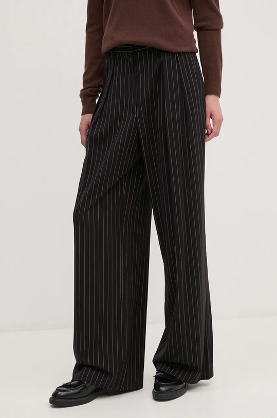 Штани Dkny прямий чорний D2G4A195