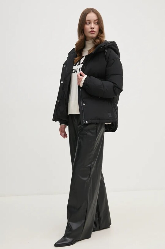Dkny spodnie DJ4P3039 czarny AW24