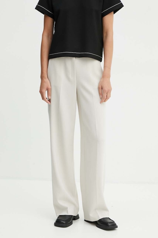 Theory pantaloni tricotaj bej O0709202