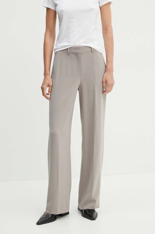 Theory pantaloni tricotaj bej O0709202