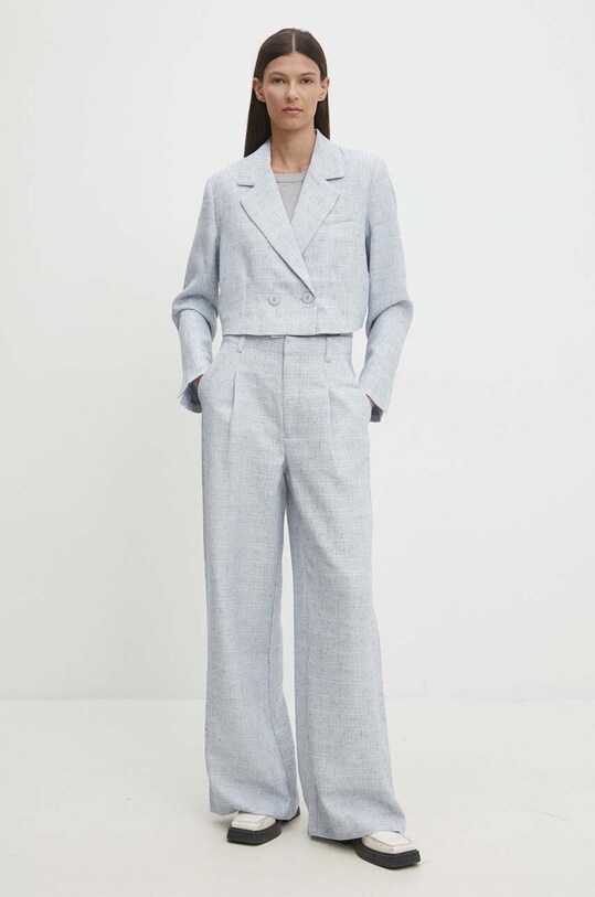 Kalhoty Gestuz 10909202 modrá AW24