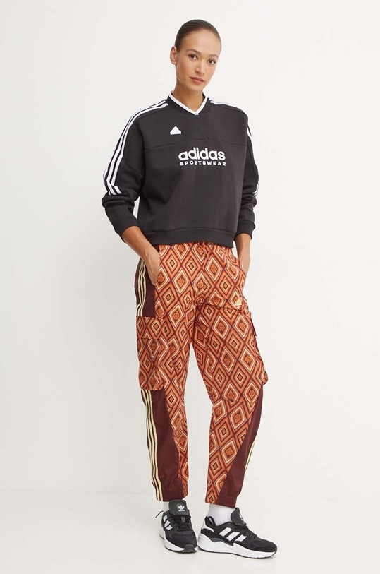Παντελόνι φόρμας adidas x Farm Rio IV9761 μπορντό AW24