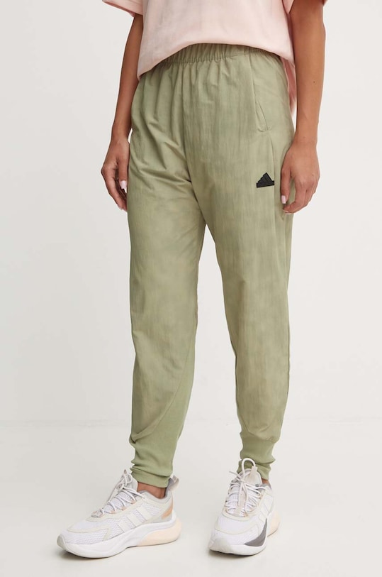 adidas spodnie dresowe Z.N.E. tkanina zielony IW7734