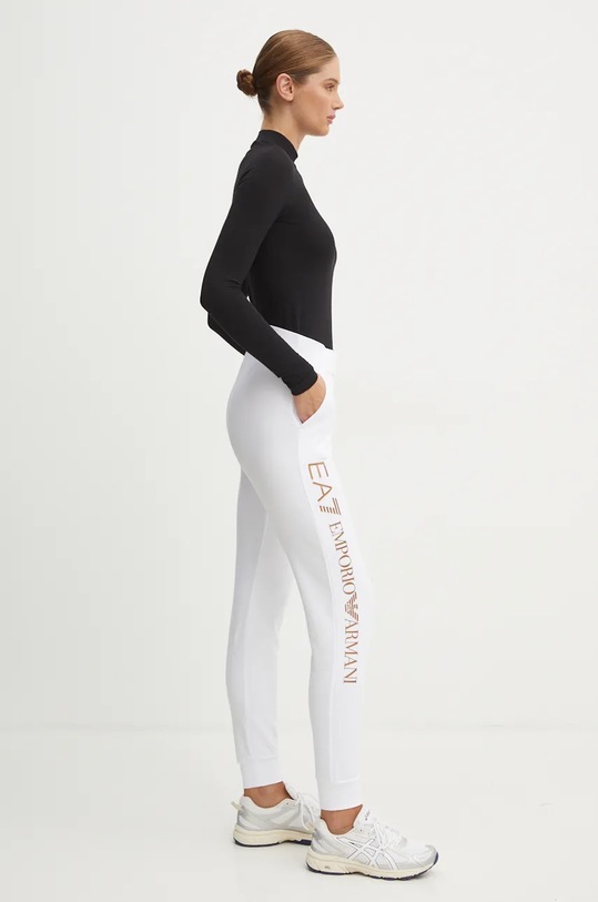 EA7 Emporio Armani spodnie TJTXZ.8NTP85.0186 biały AW24