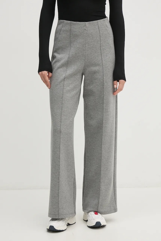 United Colors of Benetton pantaloni tricotaj gri 38Y6DF017