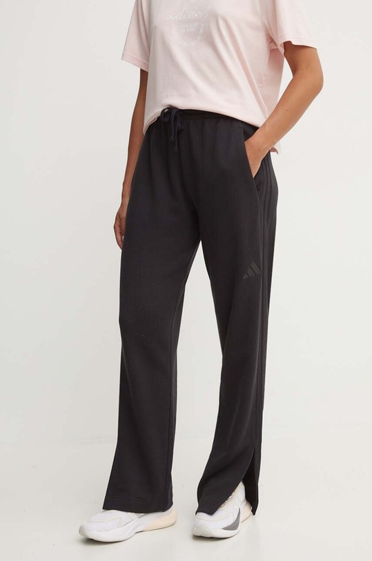 Бавовняні спортивні штани adidas All SZN JI9106 чорний AW24