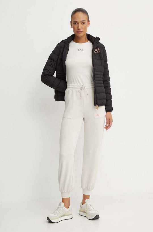EA7 Emporio Armani pantaloni de trening TJZBZ.6DTP61.1120 bej AW24