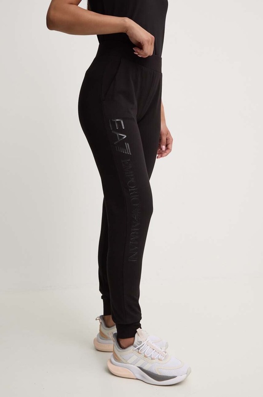 EA7 Emporio Armani spodnie dresowe z elastanem czarny TJTXZ.8NTP85.0228