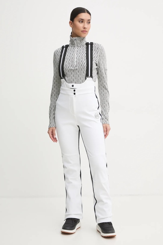 Лижні штани EA7 Emporio Armani St. Moritz Fashion тканина білий TN8HZ.6DTP01.1100
