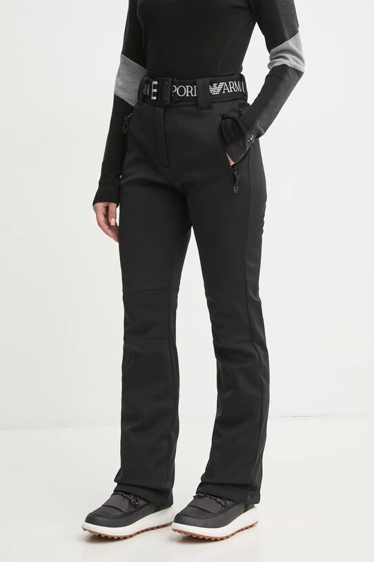 EA7 Emporio Armani spodnie narciarskie Kitzbuhel High Waisted Softshell czarny TN8HZ.6DTP03.1200
