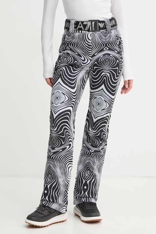 EA7 Emporio Armani spodnie narciarskie Kitzbuhel High Waisted Softshell tkanina czarny TN8HZ.6DTP03.2114