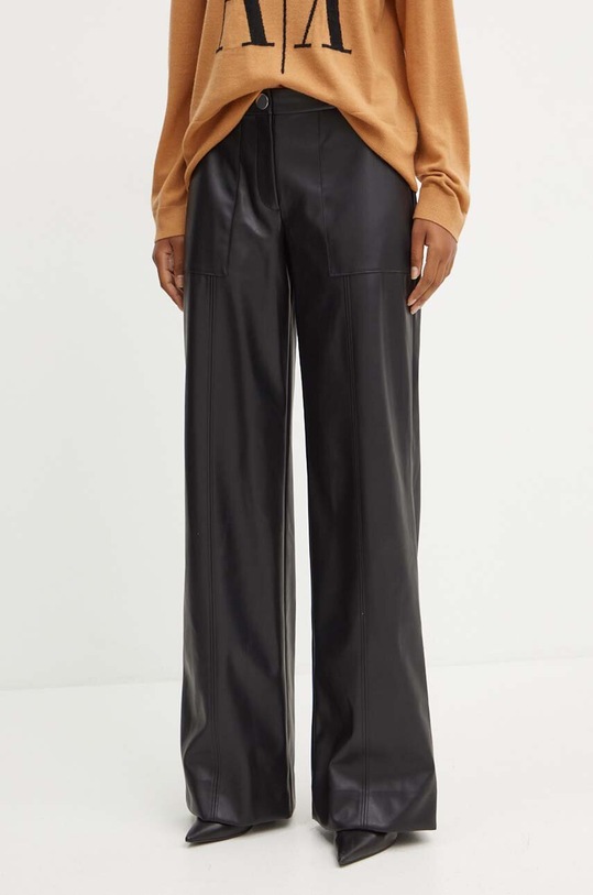 Armani Exchange pantaloni drept negru 6DYP23.YNNNZ