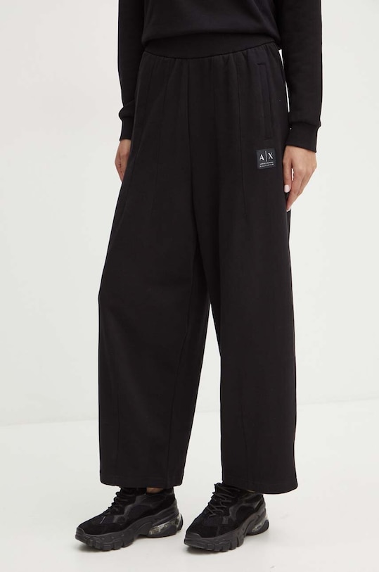 Armani Exchange pantaloni de trening tricotaj negru XW000075.AF10172