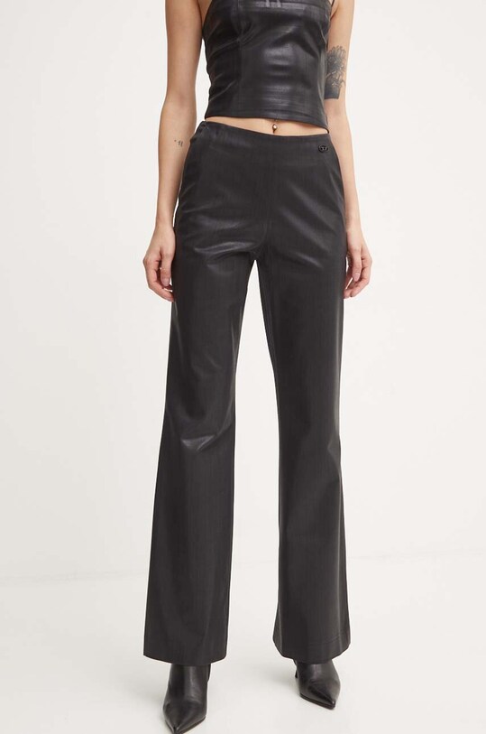 Diesel pantaloni din lana P-OLARIS panza negru A13987.0IPAA