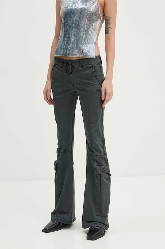 Kalhoty Diesel P-OWER zvonový šedá A14291.0SKAM