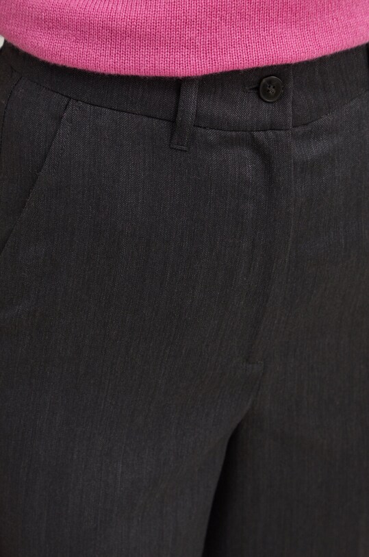 Marella pantaloni de lana gri 2423136091200