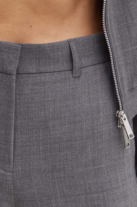 Marella pantaloni in misto lana grigio 2423136094200