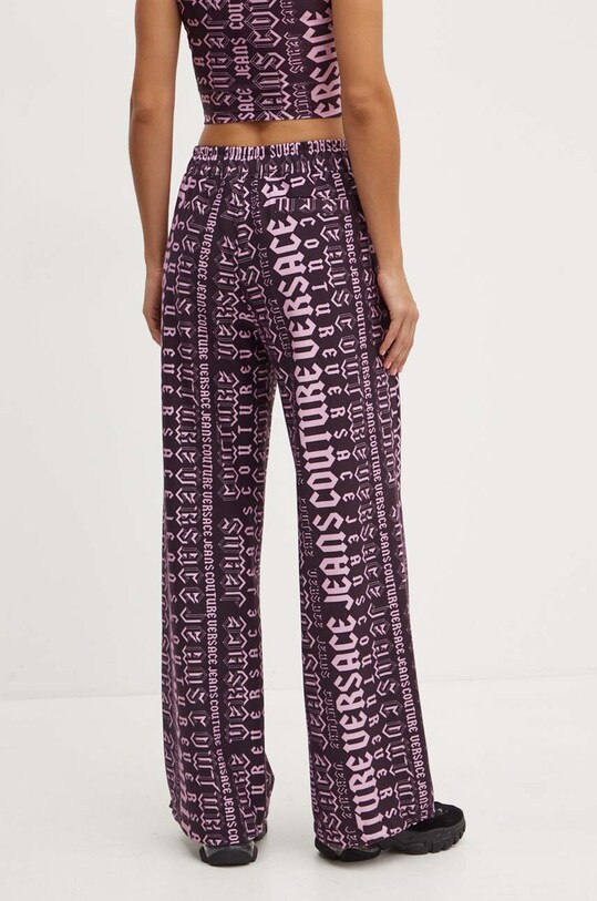 Îmbrăcăminte Versace Jeans Couture pantaloni de trening din bumbac 77HAA320.FS172 violet